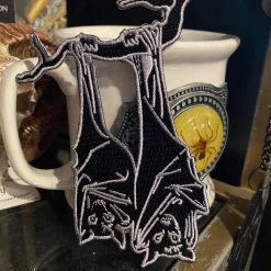 L'esquelet Patches Nocturnal Lovers Bat Patch