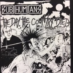 Band Merchandise Subhumans Day The Country Died Back Patch Patches