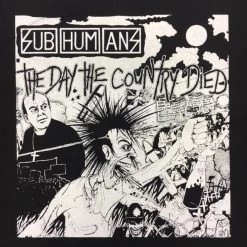 Band Merchandise Subhumans Day The Country Died Back Patch Patches