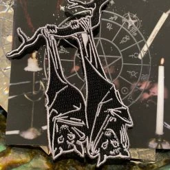 L'esquelet Patches Nocturnal Lovers Bat Patch