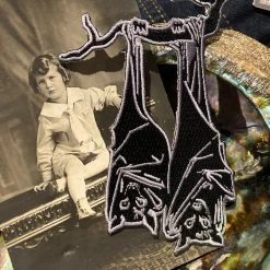 L'esquelet Patches Nocturnal Lovers Bat Patch