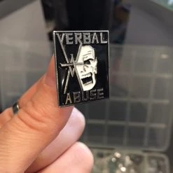 Band Merchandise Verbal Abuse Enamel Pin
