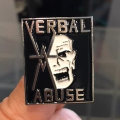 Band Merchandise Verbal Abuse Enamel Pin