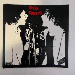 Band Merchandise Red Cross Pic Sticker