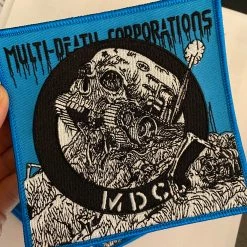 Band Merchandise Patches MDC Embroidered Patch