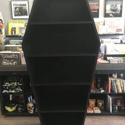 Handmade Custom Coffin Shelf Unit