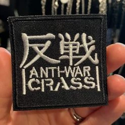 Band Merchandise Crass Anti-War Patch Patches