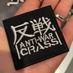 Band Merchandise Crass Anti-War Patch Patches
