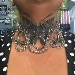 Funk Plus Clear Vegan Bondage Chain Choker