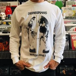 Band Merchandise Subhumans Worlds Apart Long Sleeve Shirt Guys