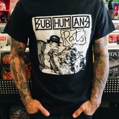 Band Merchandise Subhumans Rats Band Tee Guys