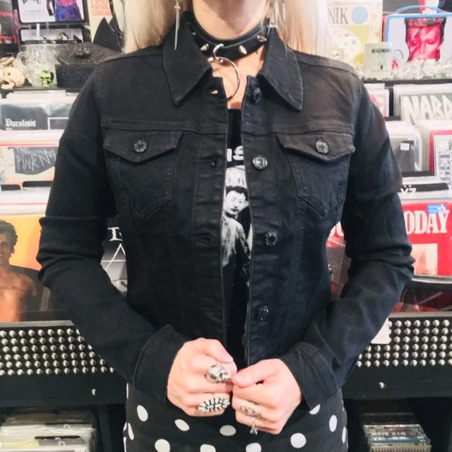 DeadRockers Black Denim Jacket Gals 3 DeadRockers Black Denim Jacket Gals