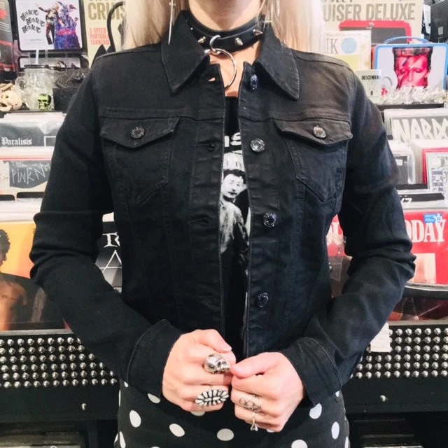 DeadRockers Black Denim Jacket Gals 6 DeadRockers Black Denim Jacket Gals