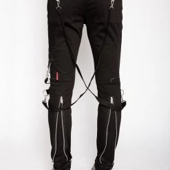 Tripp NYC Classic Slim Black Bondage Pants Guys