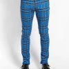 Tripp NYC Guys Rocker Jean Blue Plaid