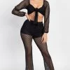 Other Gals Fishnet Top & Pants Set 1 Other Gals Fishnet Top & Pants Set