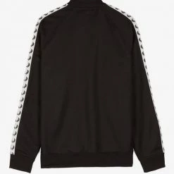 Fred Perry Taped Track Jacket Black 8 Fred Perry Taped Track Jacket Black