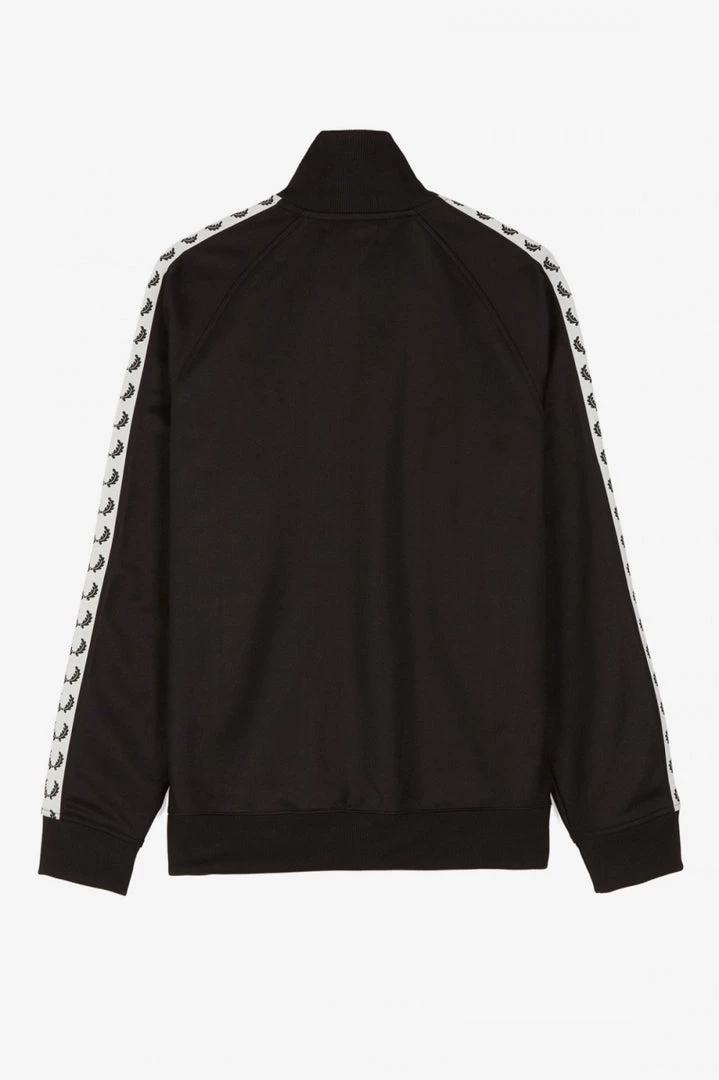 Fred Perry Taped Track Jacket Black 5 Fred Perry Taped Track Jacket Black