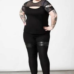 KillStar Gals Jovie Fishnet Peep Top 7 KillStar Gals Jovie Fishnet Peep Top