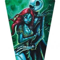 Lowbrow Art Company Jack & Sally Coffin Stretched Canvas