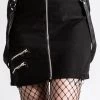 KillStar Katy Coffin Black Mini Skirt