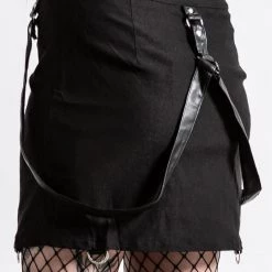 KillStar Katy Coffin Black Mini Skirt