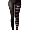 KillStar Gals Libra Black Striped Tights 2 KillStar Gals Libra Black Striped Tights