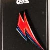 Band Merchandise Bowie Bolt Logo Enamel Pin
