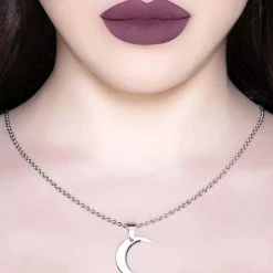 KillStar Gals Silver Lunar Necklace