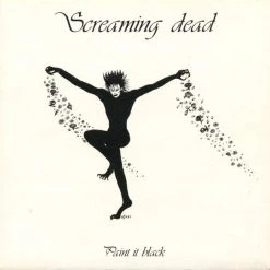 Vinyl Records Music Screaming Dead ‎- Paint It Black 7"