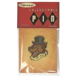 Retro-A-Go-Go Lone Wolf Collectible Pin