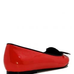 StrangeCvlt Red Bat Lydia Flats Gals
