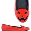 StrangeCvlt Jack O Lantern Red & Black Flats 1 StrangeCvlt Jack O Lantern Red & Black Flats
