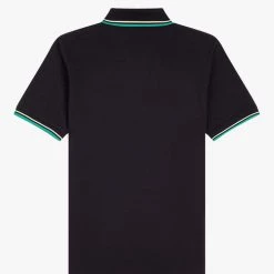 Fred Perry Polo Black / Toronto Green / Queen Street
