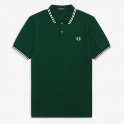 Fred Perry Twin Tipped Polo Ivy Green (Only Size Small Left!) Guys