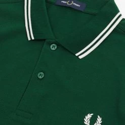 Fred Perry Twin Tipped Polo Ivy Green (Only Size Small Left!) Guys