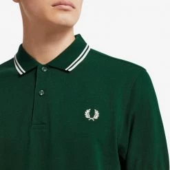 Fred Perry Twin Tipped Polo Ivy Green (Only Size Small Left!) Guys