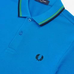Fred Perry Polo Modern Blue / Modern Green / Black Guys