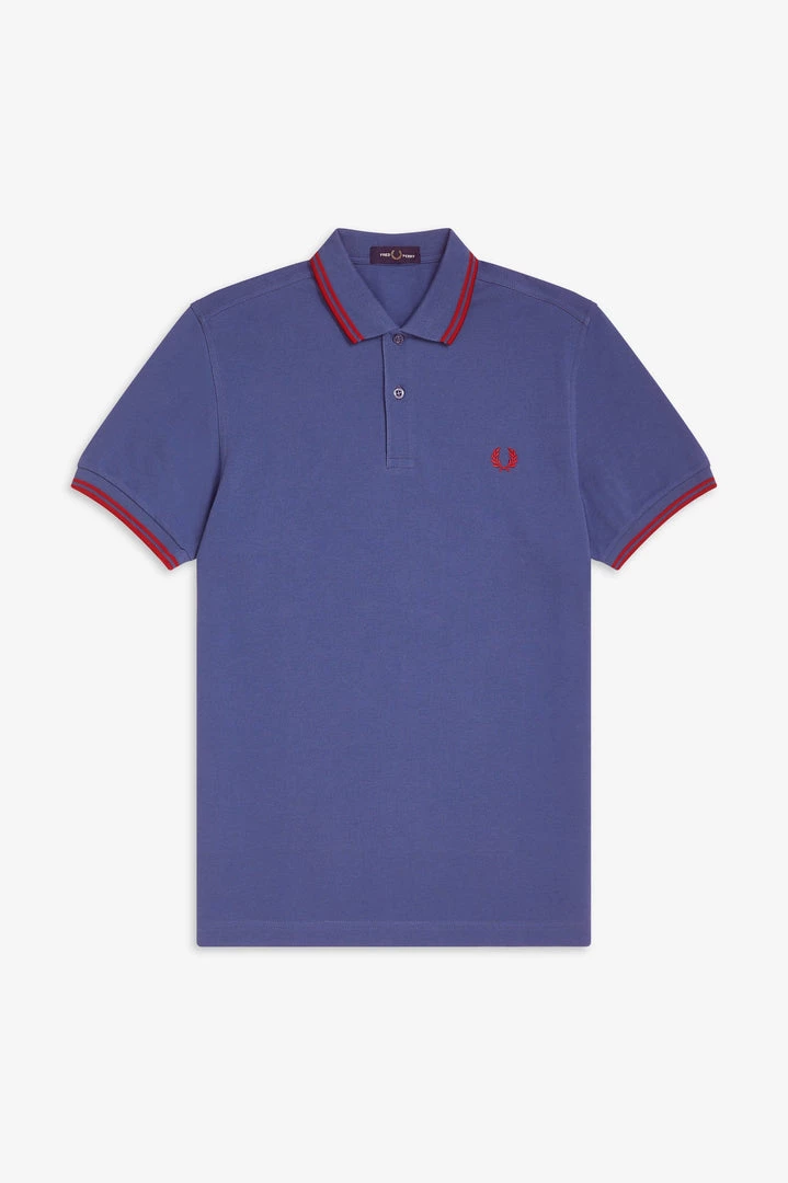 Fred Perry Polo Midnight Blue / Siren Red 4 Fred Perry Polo Midnight Blue / Siren Red