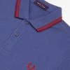 Fred Perry Polo Midnight Blue / Siren Red