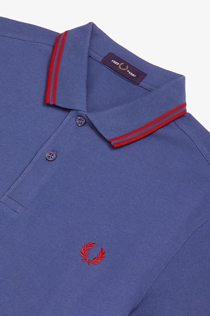 Fred Perry Polo Midnight Blue / Siren Red 3 Fred Perry Polo Midnight Blue / Siren Red