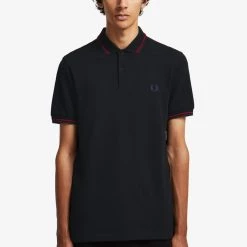 Guys Fred Perry Polo Black / Siren / Carbon Blue (Only Small Left!) 11 Guys Fred Perry Polo Black / Siren / Carbon Blue (Only Small Left!)