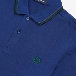 Fred Perry Polo Medieval Blue / Midnight Blue / Ivy