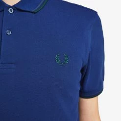 Fred Perry Polo Medieval Blue / Midnight Blue / Ivy