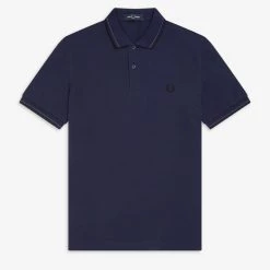 Fred Perry Polo Carbon Blue / Midnight Blue / Black