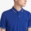Fred Perry Polo Cobalt / Snow White / Black