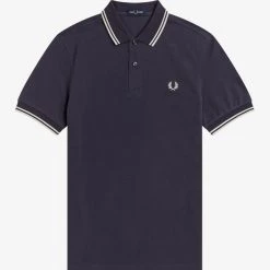 Fred Perry Polo Dark Graphite // White Guys