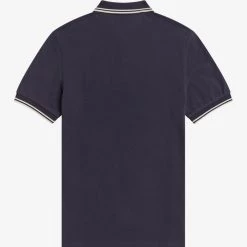 Fred Perry Polo Dark Graphite // White Guys