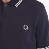 Fred Perry Polo Dark Graphite // White Guys
