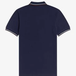 Fred Perry Polo Carbon Blue / Brighton Blue / Aubergine